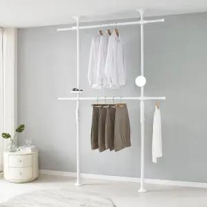 왕자 프리미엄 레버킹 2단 행거 옷걸이 드레스룸