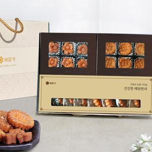 해담한과 꿀담세트 한과 선물세트 유과 명절 설 추석 전병 파래