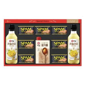 [CJ제일제당] [무료배송]CJ 스팸 특별한선택 N호+쇼핑백 선물세트 4세트(1박스)