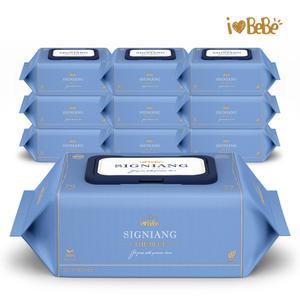 아이러브베베 시그니앙 더블루 75g 캡형 77매X10팩 아기물티슈