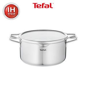 [테팔] 인덕션 스테인리스 스틸 노르디카 곰솥냄비 24cm(뚜껑포함)