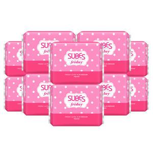 슈베스 생리대 프라이데이 울트라슬림 중형 14P x10팩