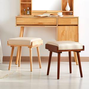 노아 원목 화장대 의자/스툴 협탁 패브릭 사이드 테이블 2colors