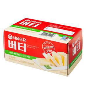 국산유크림 버터 무염 짜지 않은 냉장 토스트 450g