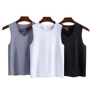 무봉제 남성 런닝 5종 컬러 브이넥 쿨나시 러닝 빅사이즈