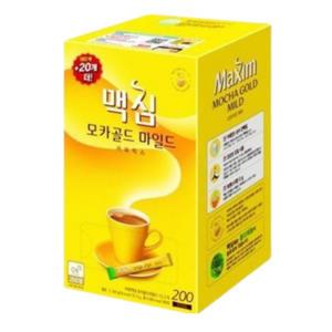 맥심 모카골드 마일드 커피믹스 스틱 200개입