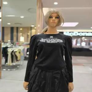 [에고이스트] 자수 포인트 햄라인 슬림 티셔츠 EQ2OTL01