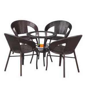 라탄세트 발코니 의자 테이블 야외 카페 테라스 옥상 등나무 2인용식탁