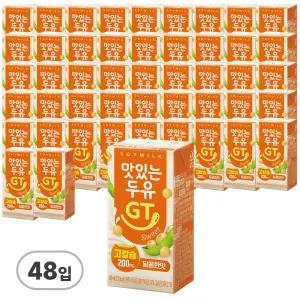 맛있는 두유 GT 고칼슘 달콤한맛 190ml 48입