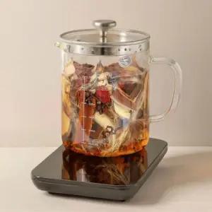 국내최초 인덕션 유리 약탕기 3.8L 대용량 전기 도도 약탕기 더존쿡 만능 달임포트 중탕기 홍삼제조기 버섯류 인삼 대추 쌍화차