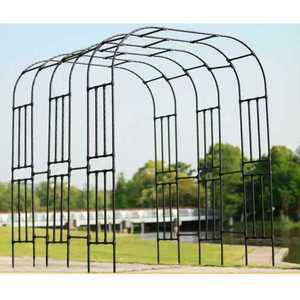 장미넝쿨울타리 터널 철제 지지대 아치 가든 화단 프레임