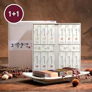 [화과방][1+1] 오색양갱세트 14개입(+쇼핑백) 총 2세트 / 선물세트 전통간식 어르신간식 명절