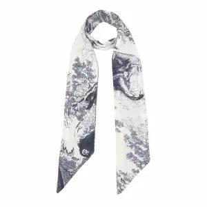 [지센]레터링 타이형 스카프 LAAMO206_NA