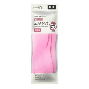 가격역주행 명진 간편한 고무장갑(대) 3입기획