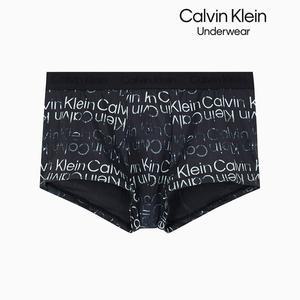 [파주점][Calvin Klein Jeans][캘빈클라인 언더웨어](NB3734-LWP)CK 블랙 프린트 로우라이즈 트렁크