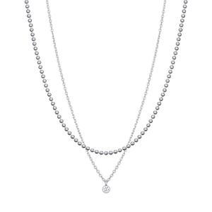 UNIS 믹스 체인 두줄 목걸이 (JJUNNQ5B5501SW420)