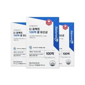 네추럴라이즈 더 퍼펙트 유산균 510mg 60캡슐 3개/mjc