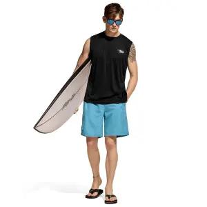 남자 오버핏 민소매 나시 래쉬가드 비치웨어 빅사이즈 자외선차단_F _F