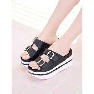 [하프클럽/]국내제작 투버클 슬리퍼 7cm_25S111