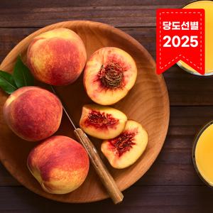 [경북산지직송] 꿀당도 아주 잠깐 만나는 딱딱한 신선복숭아 (황도맛)