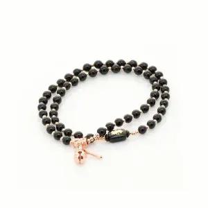 [하프클럽/셀러허브_여성트랜드패션]오닉스 목탁 팔찌 12간지띠별팔지