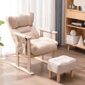 1인용 세트 조절 높이 각도 카키 소파 스툴 (WFHJIHO)