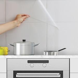 국산 주방기름방지 투명시트지 방수필름 50cm×1.5m 타일보호 무독성 간편부착