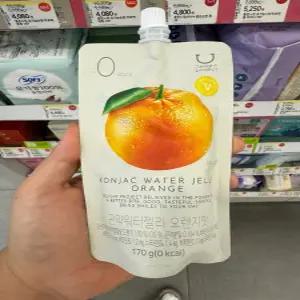 딜라이트 프로젝트 곤약워터젤리 170g 오렌지맛 20개