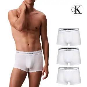 캘빈클라인 CK 언더웨어 코튼 스트레치 남자 드로즈 사각팬티 속옷 3매 세트 NB4389-100