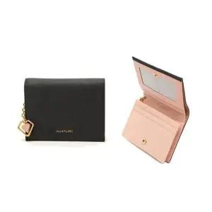 [NS홈쇼핑]JAWA5F770 질스튜어트 [LILY] 다크 그레이 쁘띠 참장식 배색 반지갑..