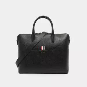 톰브라운 삼선탭 클래식 페블 그레인 레더 남성 서류가방 MAG444A 00198 001