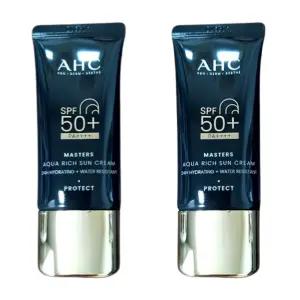 AHC 마스터즈 아쿠아 리치 선크림 30ml x 2개 박세리선크림 (1srr)