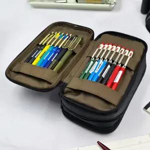 [리히트랩] 필통 파우치 펜케이스 북타입 3단