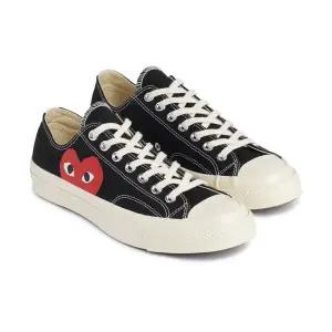 [꼼데가르송][국내배송] 꼼데가르송 꼼데가르송 x 컨버스 로우 스니커즈 AZ-K111-001-1