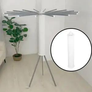 원형빨래건조대 우산형 스탠드형 이동식 접이식 1인 가구 슬림 빨래 건조대 걸이대 빨래대