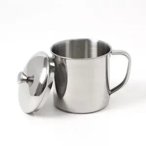 캠핑용 스텐컵 머그컵 휴대용 아웃도어 뚜껑컵 (WEBCA01)