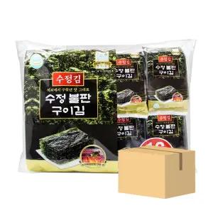 수정 불판 구이김 도시락 식탁김 [(4gx16봉)x8팩]