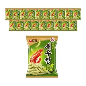 농심 와사비새우깡 70g, 20개