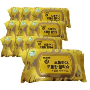 노브랜드 도톰한 물티슈 캡형 100매 x 10개