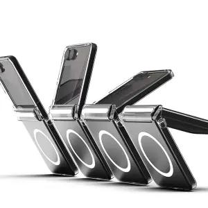 갤럭시 Z플립7 플립 6 5 강력자력 맥세이프 케이스 정품 TRY 오토 마그네틱 힌지보호 하드케이스