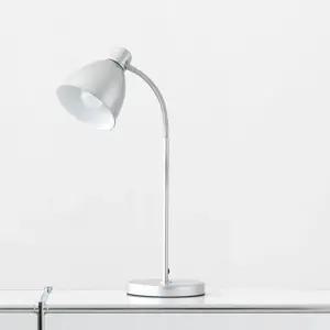 마켓비 책상 스탠드 조명 독서등 침실 탁상 협탁 실버