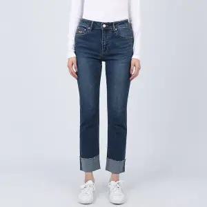 [하프클럽/]플랙 여성 하트 슬림 스트레이트 다크블루 PJTZ5HAK075