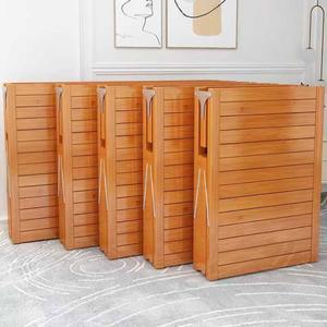 야외 대나무 베란다 침대 이동식 60x197 휴식 대나무침대 옥상 대청마루