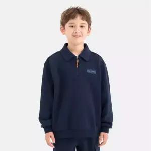 [아웃도어 프로덕츠 키즈]피케 카라 맨투맨 (다크 네이비) OD253IZM01_DNY