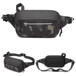 카자리코 슬링백 남녀공용 확장가능 힙색 크로스백 학생 여행가방 등산 아웃도어 라이딩 캐주얼 허리백 숄더백 방수