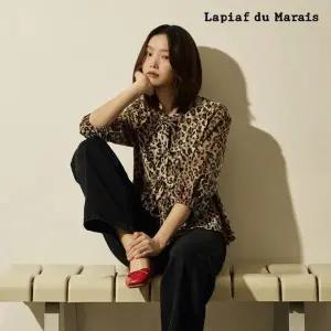 [라삐아프]리본 퍼프 슬리브 블라우스 1종