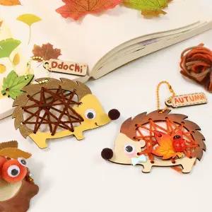 [도토리클래스]고슴도치 실잇기 키링 5set