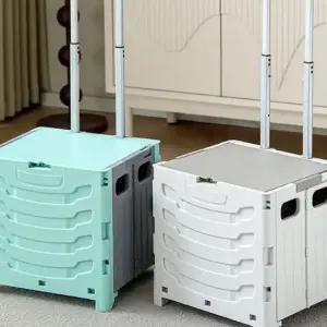 2단 접이식 쇼핑카트 장바구니 핸드카트 캐리어 구르마 접이식구르마 대차구르마