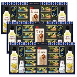 CJ 스팸 L-6호 명절 선물세트, 3개 [1 BOX]