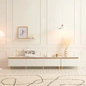 나무뜰 쉬가 2400L 거실장 세트 PKF044C (착불)